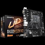 Gigabyte, B450M, S2H, V2, AMD, Ryzen, Gen3, AM4, mATX, Motherboard, 