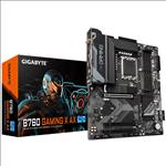 Gigabyte, B760, Gaming, X, AX, Intel, LGA, 1700, ATX, Motherboard, 4x, DDR5, ~128GB, 3x, PCI-E, x16, 3x, M.2, 4x, SATA, 2x, USB, 3.2, 1x, 