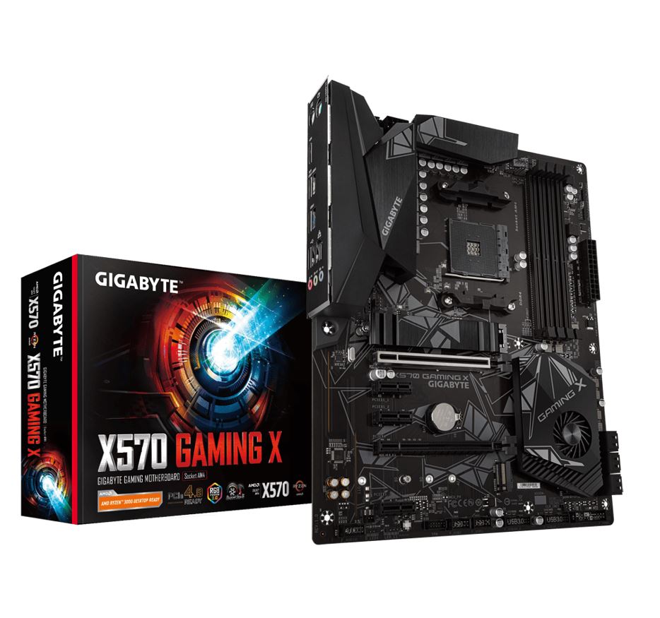 GIGABYTE, X570, GAMING, X, MB, AM4, 4xDDR4, 6xSATA, 2xM.2, USB, 3.2, ATX, 3YR, 