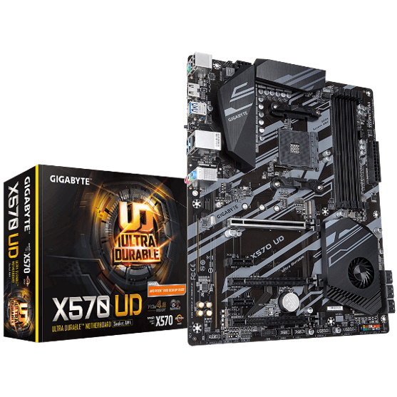 GIGABYTE, X570, UD, MB, AM4, 4xD, DR4, 6xSATA, 1xM.2, USB3.1, ATX, 3YR, 