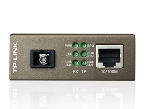 TP-Link, MC112CS, Media, Converter, SC, WDM, Monomodo, Simplex, 10/100Mbps, RJ45, to, 100M, single-mode, SC, fiber, Tx:1310nm, Rx:1550nm, 