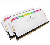 Corsair, Dominator, Platinum, RGB, 16GB, (2x8GB), DDR4, 3600MHz, C18, 1.35V, UDIMM, XMP, 2.0, White, Heatspreaders, Desktop, PC, Gaming, M, 