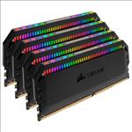 Corsair, Dominator, Platinum, RGB, 32GB, (4x8GB), DDR4, 3200MHz, CL16, DIMM, Unbuffered, XMP, 2.0, Base, SPD@2666, Black, Heatspreaders, 