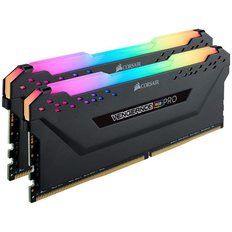 Corsair, Vengeance, RGB, PRO, 16GB, (2x8GB), DDR4, 3200MHz, C16, Desktop, Gaming, Memory, 
