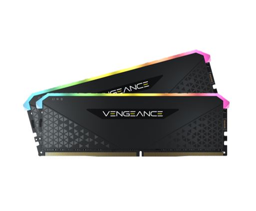 Corsair, Vengeance, RGB, PRO, 16GB, (2x8GB), DDR4, 3200MHz, C16, Desktop, Gaming, Memory, Black, 