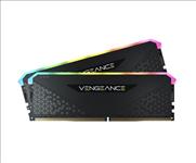 Corsair, Vengeance, RGB, PRO, 16GB, (2x8GB), DDR4, 3200MHz, C16, Desktop, Gaming, Memory, Black, 