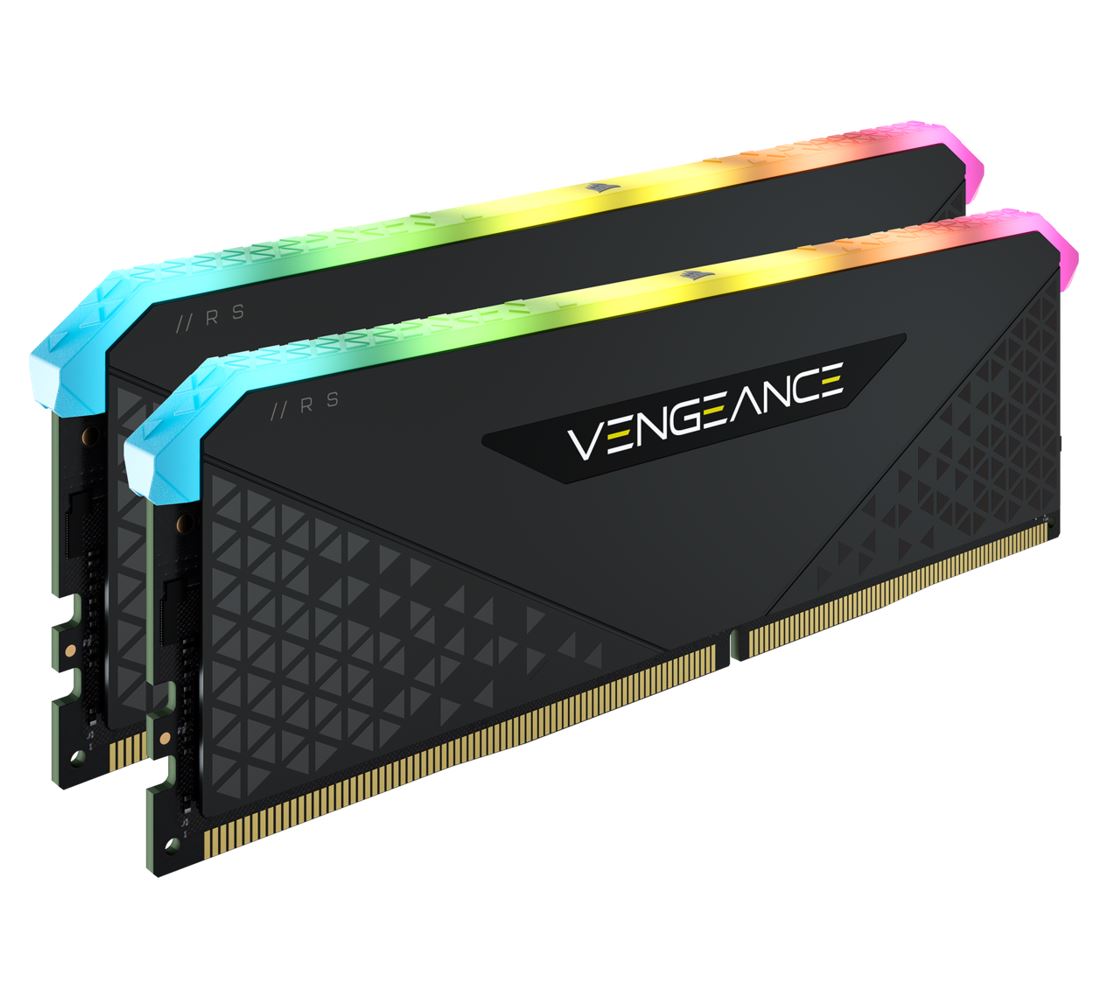 DDR4, 3600MHz, 32GB, 2x16GB, DIMM, Unbuffered, 18-22-22-42, XMP, 2.0, VENGEANCE, RGB, RS, Heatspreader, RGB, LED, 1.35V, for, AMD, 