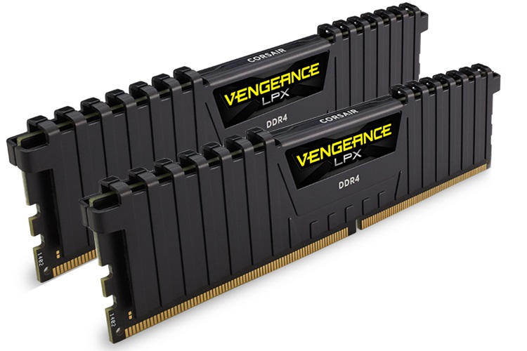 Corsair, Vengeance, LPX, 32GB, (2x16GB), DDR4, 3200MHz, C16, Desktop, Gaming, Memory, Black, 
