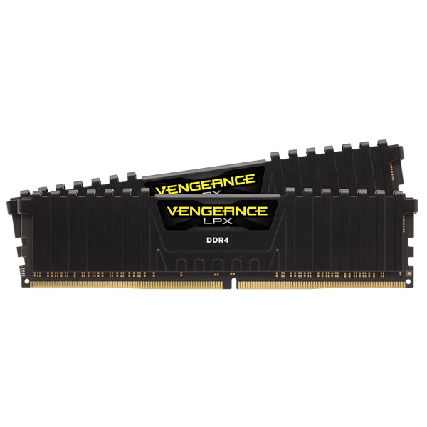 Corsair, Vengeance, LPX, 64GB, (2x32GB), DDR4, 3200MHz, C16, 1.2V, XMP, 2.0, Black, Aluminum, Heat, Spreader, Desktop, Gaming, Memory, 