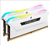 Corsair, Vengeance, RGB, PRO, SL, 16GB, (2x8GB), DDR4, 3600Mhz, C18, White, Heatspreader, Desktop, Gaming, Memory, 