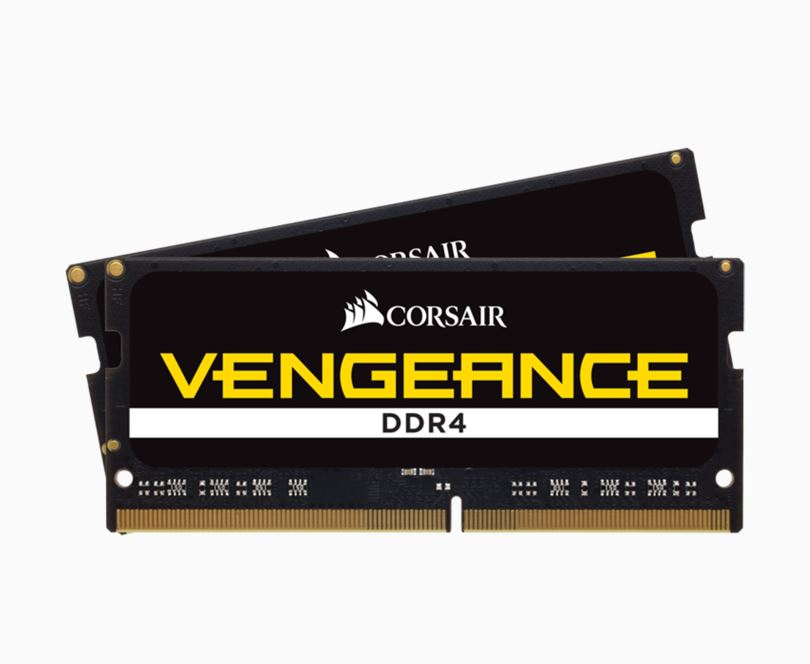 Corsair, Vengeance, 64GB, (2x32GB), DDR4, SODIMM, 2666MHz, CL18, 1.2V, Notebook, Laptop, Memory, RAM, 