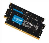 Crucial, 64GB, (2x32GB), DDR5, SODIMM, 5600MHz, CL46, Notebook, Laptop, Memory, 