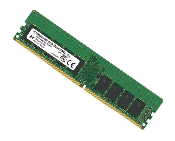 MICRON, 32GB, DDR4, ECC, UDIMM, MEMORY, PC4-21333, 2666MHz, DRx8, 3YR, WTY, 