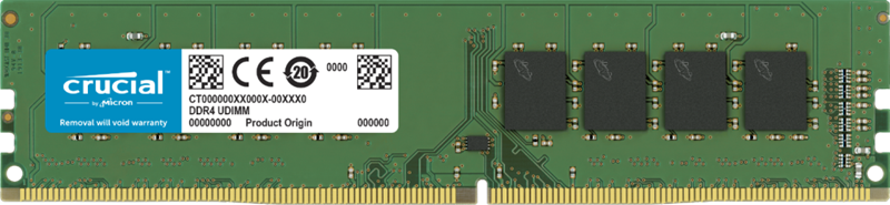 Crucial, 16GB, (1x16GB), DDR4, UDIMM, 3200MHz, CL22, 1.2V, Desktop, PC, Memory, RAM, ~CT16G4DFD832A, 
