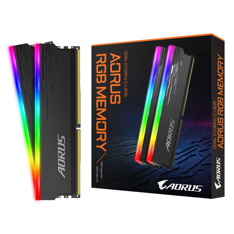 GIGABYTE, AORUS, RGB, MEMORY, 16GB, KIT, (2x, 8GB), DDR4, 3733MHZ, 