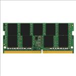 Kingston, 16GB, (1x16GB), DDR4, SODIMM, 2666MHz, (PC4-21300), CL19, 1.2V, 260, Pin, Non-ECC, 2R, Lifetime, 