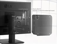 LG, VESA, Mount, Bracket, -, VESA, 75x75mm, or, 100x100mm, Intel, NUC, /, Brix, /, Others, only, suitable, for, 24BK550Y, and, 27BK550Y, only, 