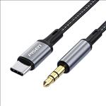 PISEN, 1m, Type-C, to, 3.5mm, Aluminum, Alloy, Braided, AUX, Audio, Cable, LH-YP02-1000, -, (6902957077187), 