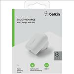 BELKIN, 1, PORT, WALL, CHARGER, W/, PPS, 30W, USB-C, PD, WHITE, 2YR, W/, $2500, CEW, (CABLE, NOT, INC), 