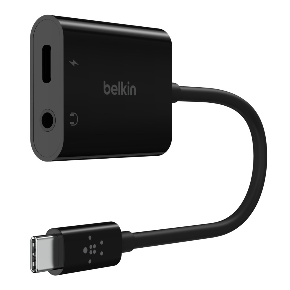 Belkin, 3.5MM, AUDIO, +, USB-C, CHARGE, ADAPTER, 