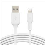 Belkin, LIGHTNING, TO, USB-A, CABLE, 2M, WHITE, 