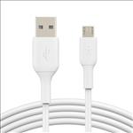BELKIN, 1M, MICRO, USB, TO, USB-A, CHARGE/SYNC, CABLE, WHT, 2, YR, WTY, 
