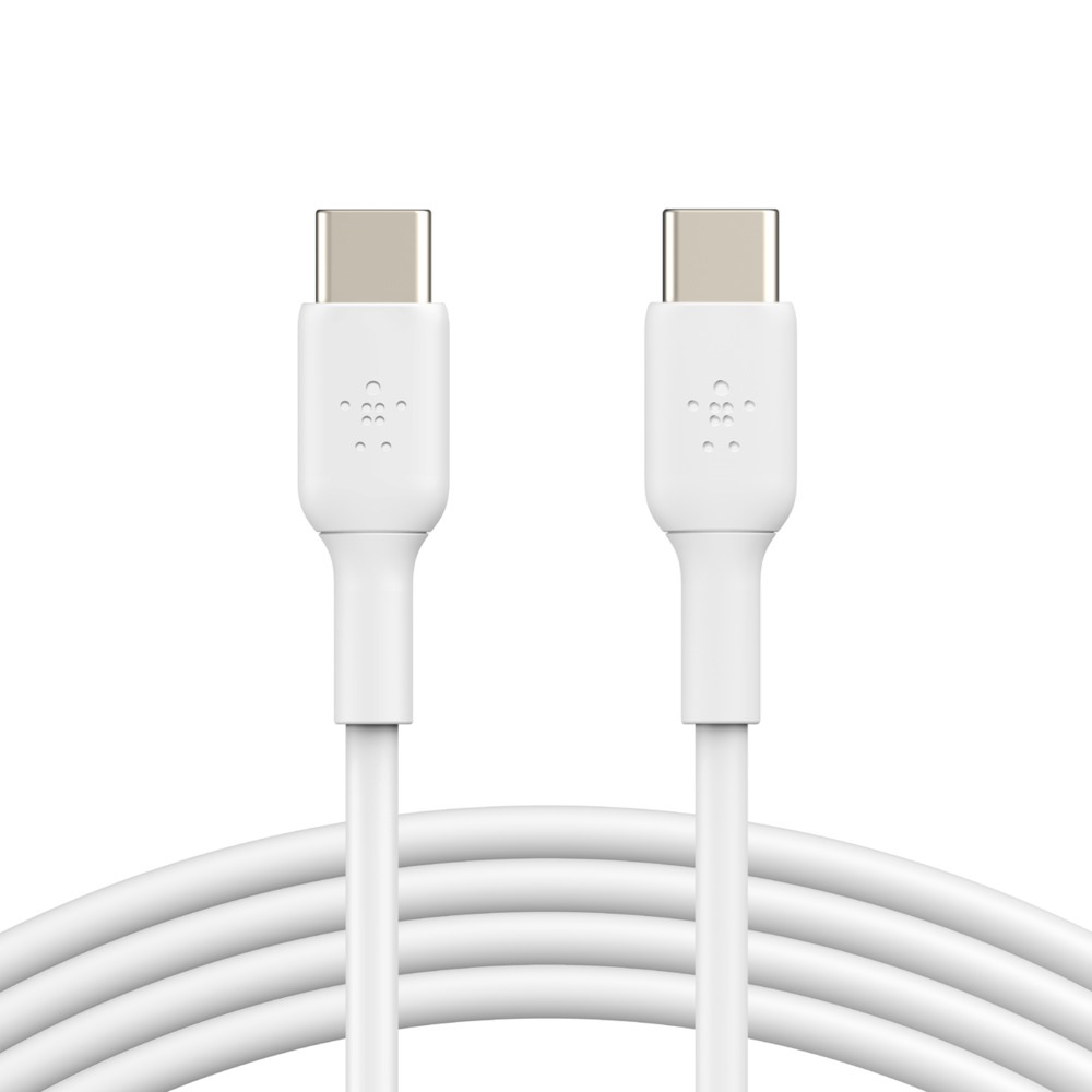 Belkin, BOOST, CHARGE, USB-C, to, USB-C, Cable, (2m/6.6ft), -, White(CAB003bt2MWH), USB-IF, certified, Tested, to, withstand, 8, 000+, be, 