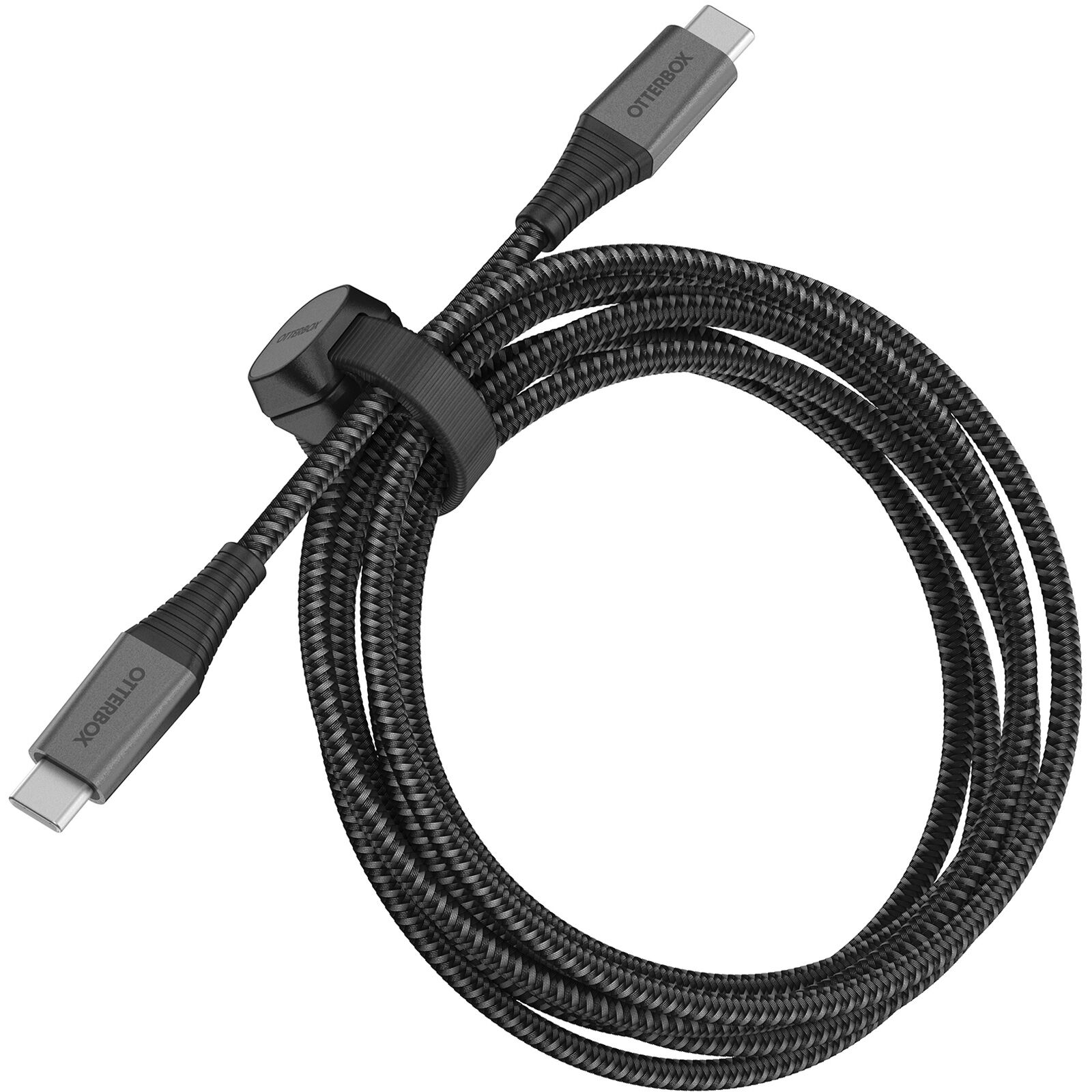 Cables/Otterbox: OtterBox, USB-C, to, USB-C, Cable, (2M), -, PD, Premium, Pro, -, Black, (78-80888), USB, Power, Delivery, Bend/Flex-Tested, 25, 000, Time, 