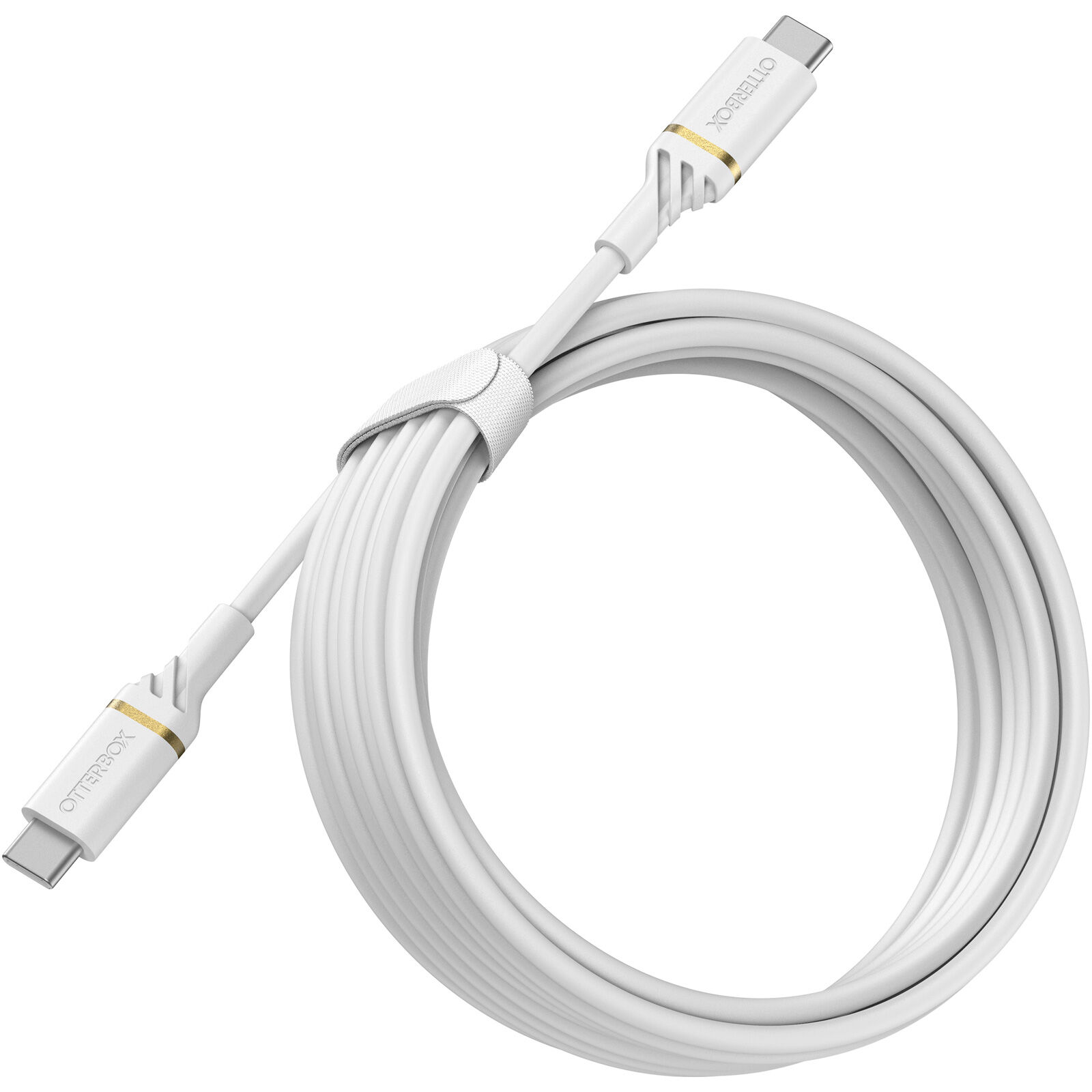 OtterBox, USB-C, to, USB-C, Fast, Charge, Cable, (3M), -, Cloud, Dust, (White), (78-52674), USB, 2.0/USB, PD, 3, AMPS, (60W), 480, Mbps, D, 