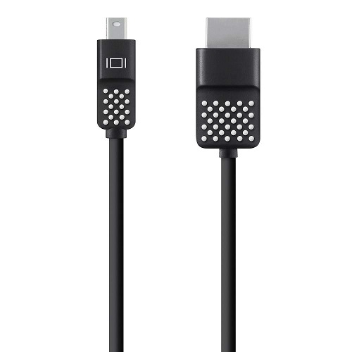 Cables/BELKIN: BELKIN, 1.8M, MINI, DISPLAYPORT, TO, HDMI, CABLE, (AUDIO, AND, VISUAL), 4K, BLK, 1, YR, WTY, 