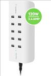 Belkin, 10-PORT, USB-A, CHARGING, STATION, 2.4, AMPS, 