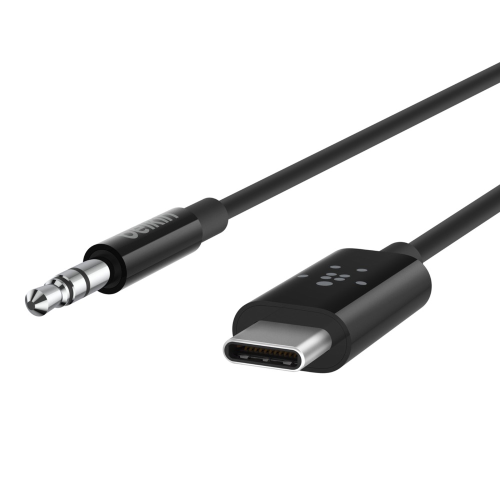 Cables/Belkin: Belkin, USB-C, TO, 3.5, MM, AUDIO, CABLE, 3, BLK, 