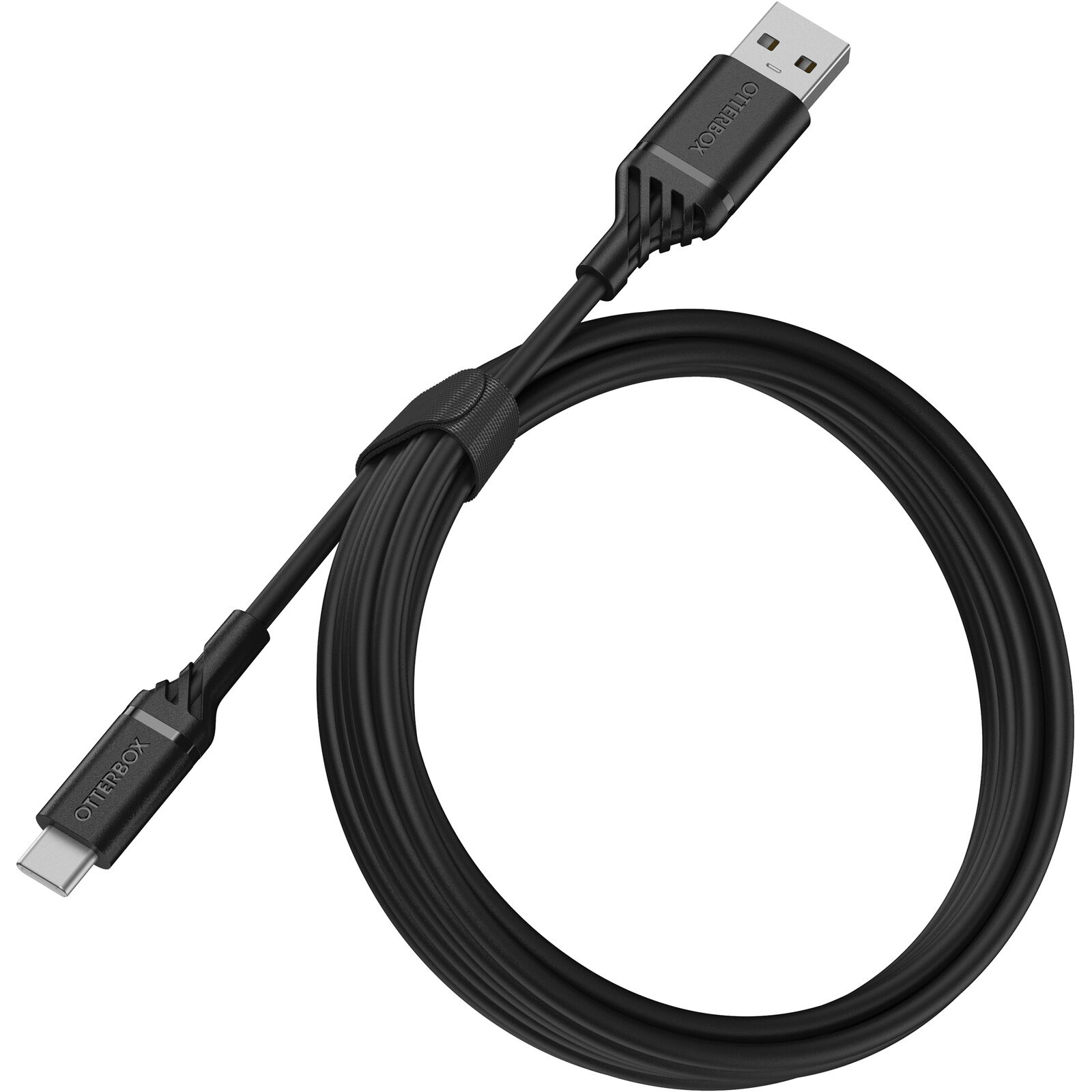 Cables/Otterbox: OtterBox, USB-C, to, USB-A, Cable, (2M), -, Black, (78-52659), USB, 2.0, 3, AMPS, (60W), 480, Mbps, Data, Transfer, Rate, Bend/flex-tes, 