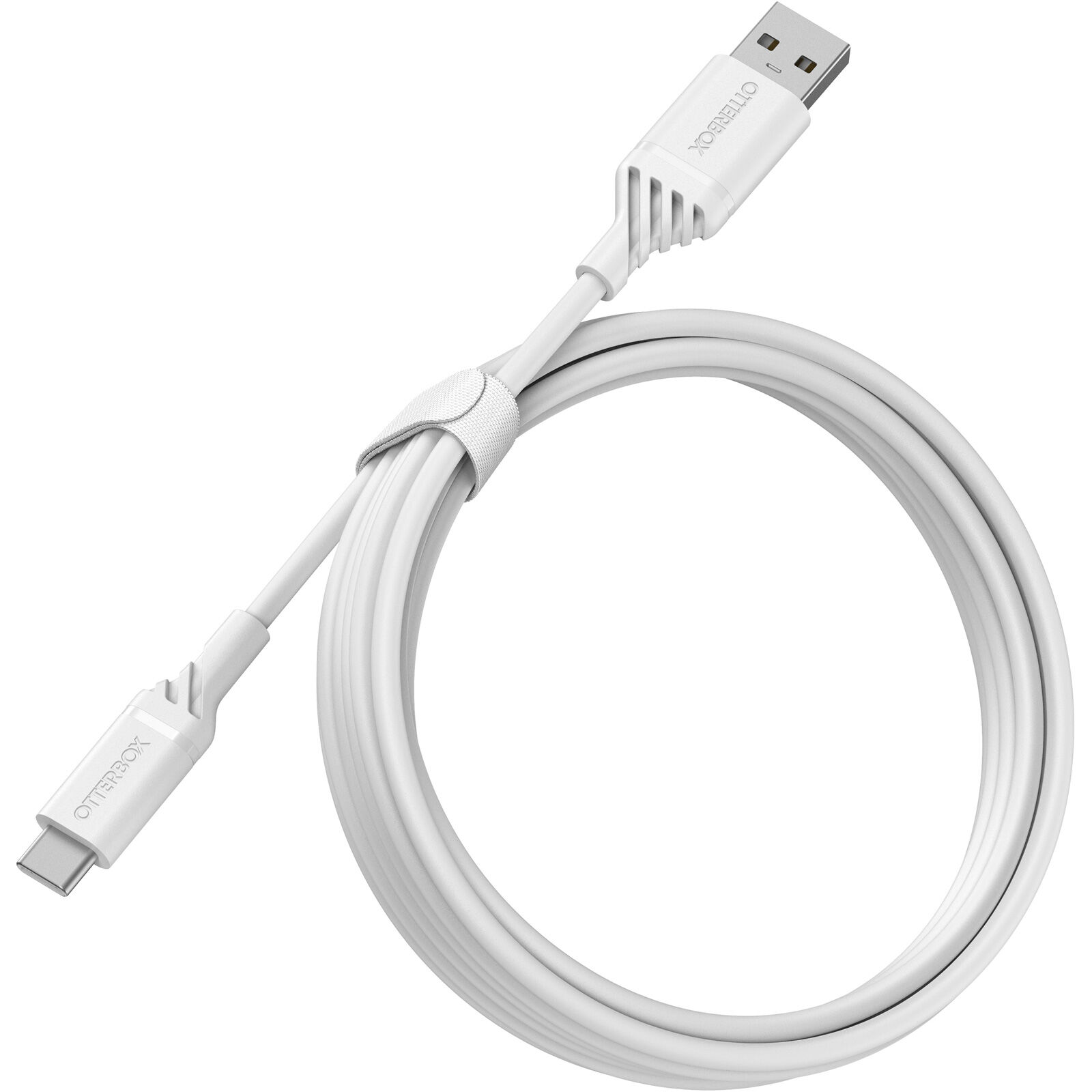 Cables/Otterbox: OtterBox, USB-C, to, USB-A, Cable, (2M), -, Cloud, Dream, White, (78-52660), USB, 2.0, 3, AMPS, (60W), 480, Mbps, Data, Transfer, Rate, B, 