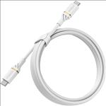 OtterBox, USB-C, to, USB-C, Fast, Charge, Cable, (2M), -, Cloud, Dust, White, (78-52673), USB, 2.0/USB, PD, 3, AMPS, (60W), 480, Mbps, Dat, 