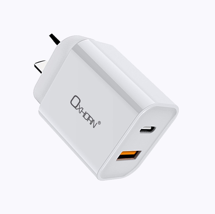 Oxhorn, USB, Type-C, and, Type-A, 3.0, Quick, Charge, 20W, Charger, 