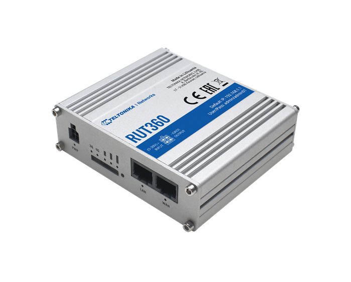 Iot/Teltonika: Teltonika, RUT360, -, Instant, CAT6, LTE, Failover, Compact, and, Powerful, Industrial, 4G, LTE, Cat, 6, Router/Firewall, Rugged, Alum, 