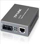 TP-Link, MC210CS, Gigabit, Ethernet, RJ45, to, SC, Fiber, Single-Mode, Media, Converter, Extends, Distance, up, to, 15km, 