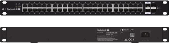 Ubiquiti, EdgeSwitch, 48, -, 48-Port, Managed, PoE+, Gigabit, Switch, 2, SFP, and, 2, SFP+, 500W, Total, Power, Output, -, Supports, PoE+, 