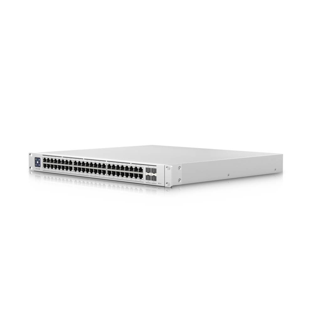 Ubiquiti, Switch, Enterprise, 48-port, PoE+, 48x2.5G, Ports, Ideal, For, Wi-Fi, 6, AP, 4x, 10g, SFP+, Ports, For, Uplinks, Managed, Laye, 