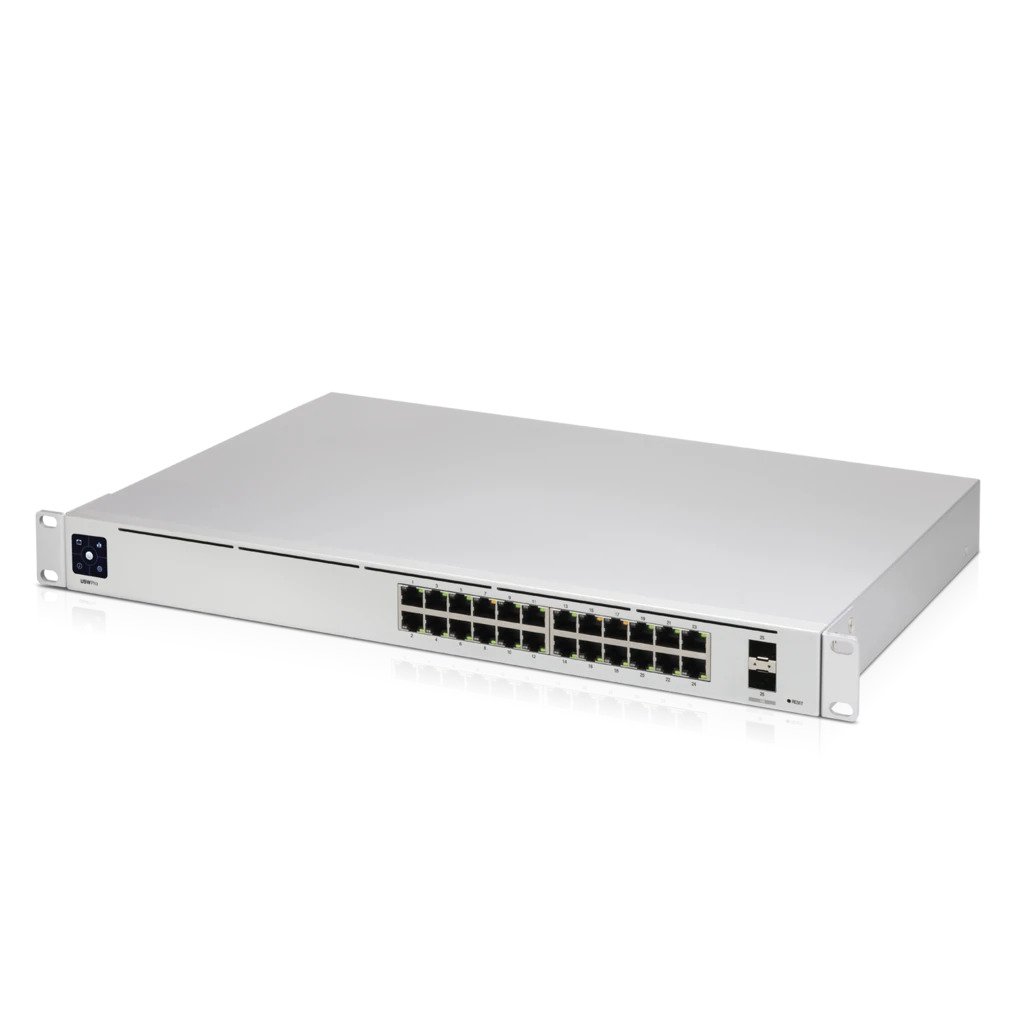 Ubiquiti, UniFi, 24-port, switch, with, (24), Gigabit, RJ45, ports, and, (2), 10G, SFP+, ports., Powerful, second-generation, UniFi, swit, 