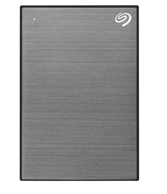 Seagate, 2TB, One, Touch, External, Portable, USB, 3.2, Gen, 1, (USB, 3.0), cable, with, Password, Protection, -, Space, Grey, 
