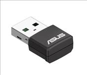 ASUS, USB-AX55, NANO, Dual, Band, AX1800, USB, WiFi, 6, USB, Adapter, 802.11ax, 1201Mbps+574Mbps, OFDMA, MU-MIMO, BSS, Coloring, (, NIC, 