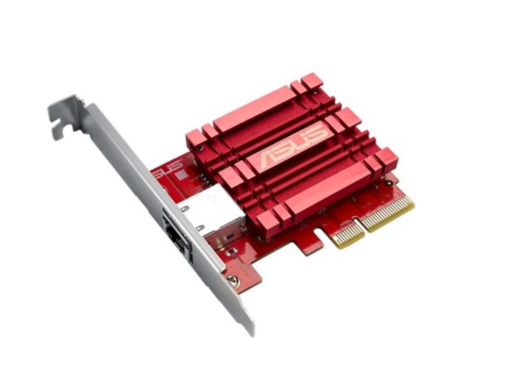 ASUS, XG-C100C, 10GBase-T, PCIe, Network, Adapter, Backward, Compatibility, 5/2.5/1G, and, 100Mbps, Built-in, QoS, 