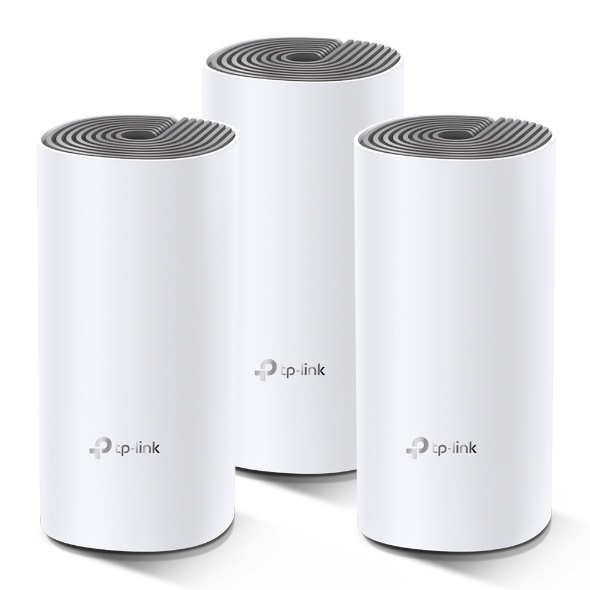 Wireless Networking/TP-LINK: TP-Link, Deco, E4(3-pack), AC1200, Whole, Home, Mesh, Wi-Fi, System, ~370sqm, Coverage, 