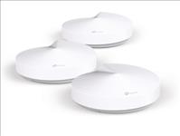 TP-Link, Deco, M5, (3-Pack), Whole, Home, Mesh, Wi-Fi, 1300Mbps, System, Built-In, Antivirus, Quality, of, Service, Covers, 500sqm, 2x, 