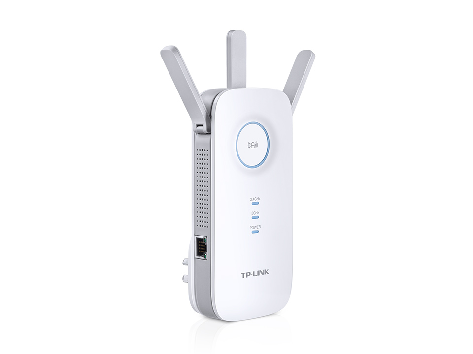 Wireless Networking/TP-LINK: TP-Link, RE450, AC1750, 1750Mbps, Wi-Fi, Range, Extender, 450Mbps@2.4GHz, 1300Mbps@5GHz, 1Gbps, LAN, Port, 3xAntennas, ~RE580D, RE590T, 