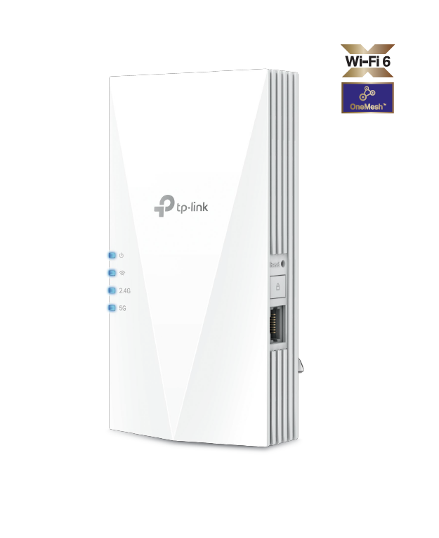 Wireless Networking/TPLINK: TP-LINK, RE500X, AX1500, WI-FI, RANGE, EXTENDER, WI-FI, 6, GbE, 3YR, WTY, 