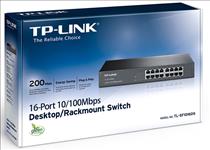 TP-Link, TL-SF1016DS, 16-Port, 10/100Mbps, Smart, Switch, or, wall-mounting, design, Plug, and, play, 3.2Gbps, Switching, Capacity, Aut, 