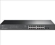 TP-Link, TL-SG2218P, JetStream, 18-Port, Gigabit, Smart, Switch, 16-Port, PoE+, Omada, SDN, 2x, GBit, SFP, Slots, 150W, PoE, Budget, 